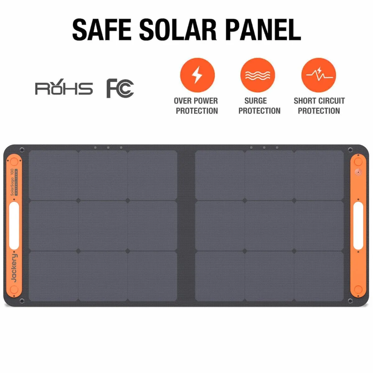 Jackery SolarSaga 100 Watt Solar Panel - CNLA Exclusive