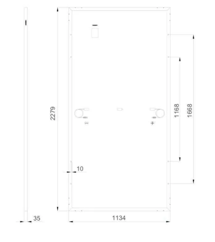 Kedron Solar 550W Mono Solar Panel