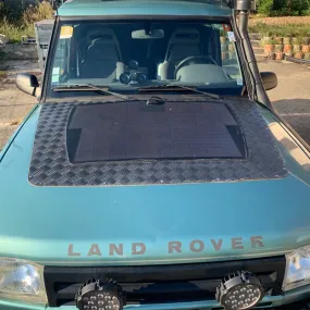 Land Rover Discovery (1990-1999) Lensun 100W Bonnet Flexible Solar Panel