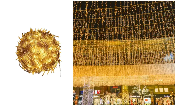 LED Solar Curtain Light - Multicolour
