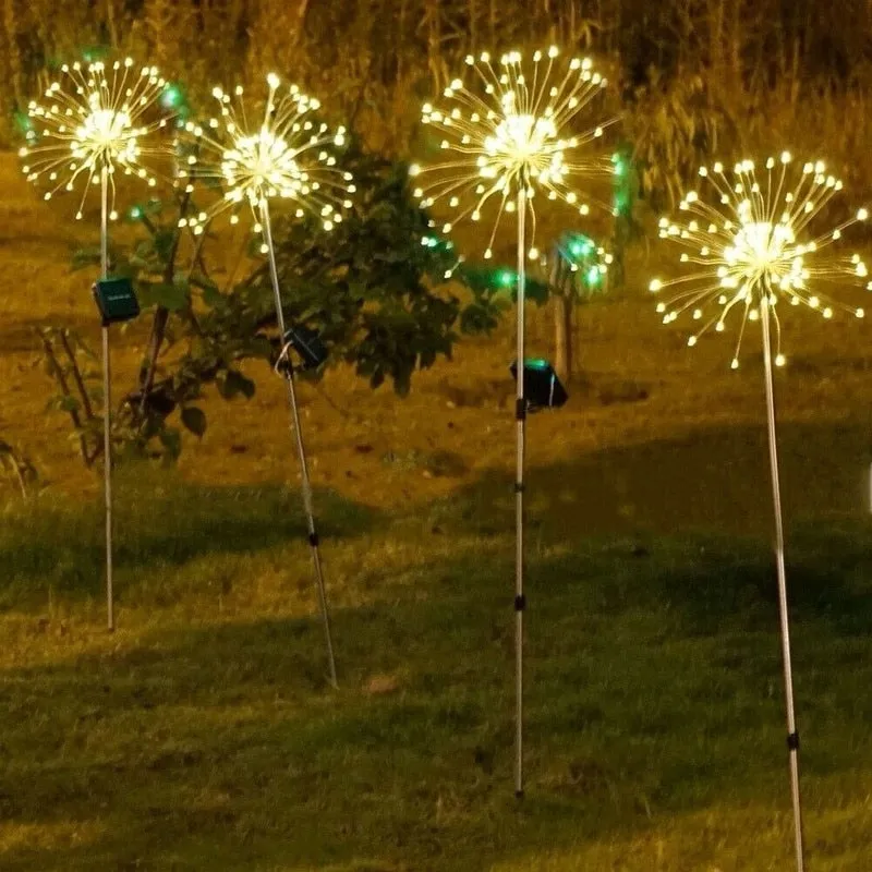 LED Solar Firework Waterproof Lights