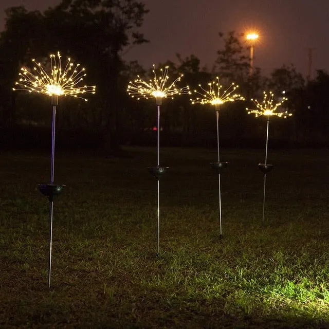 LED Solar Firework Waterproof Lights