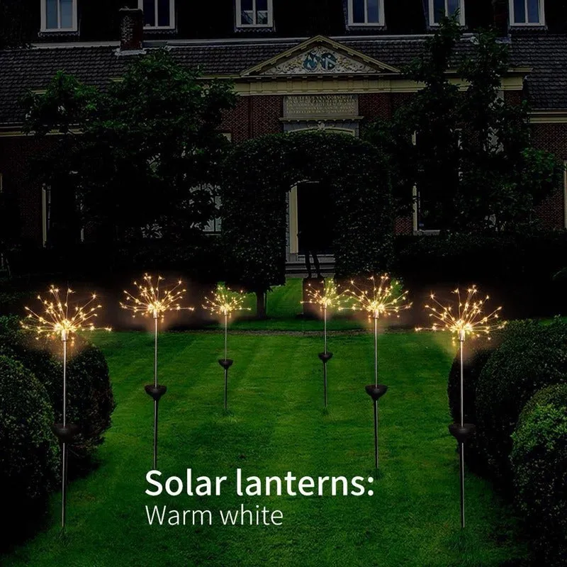 LED Solar Firework Waterproof Lights
