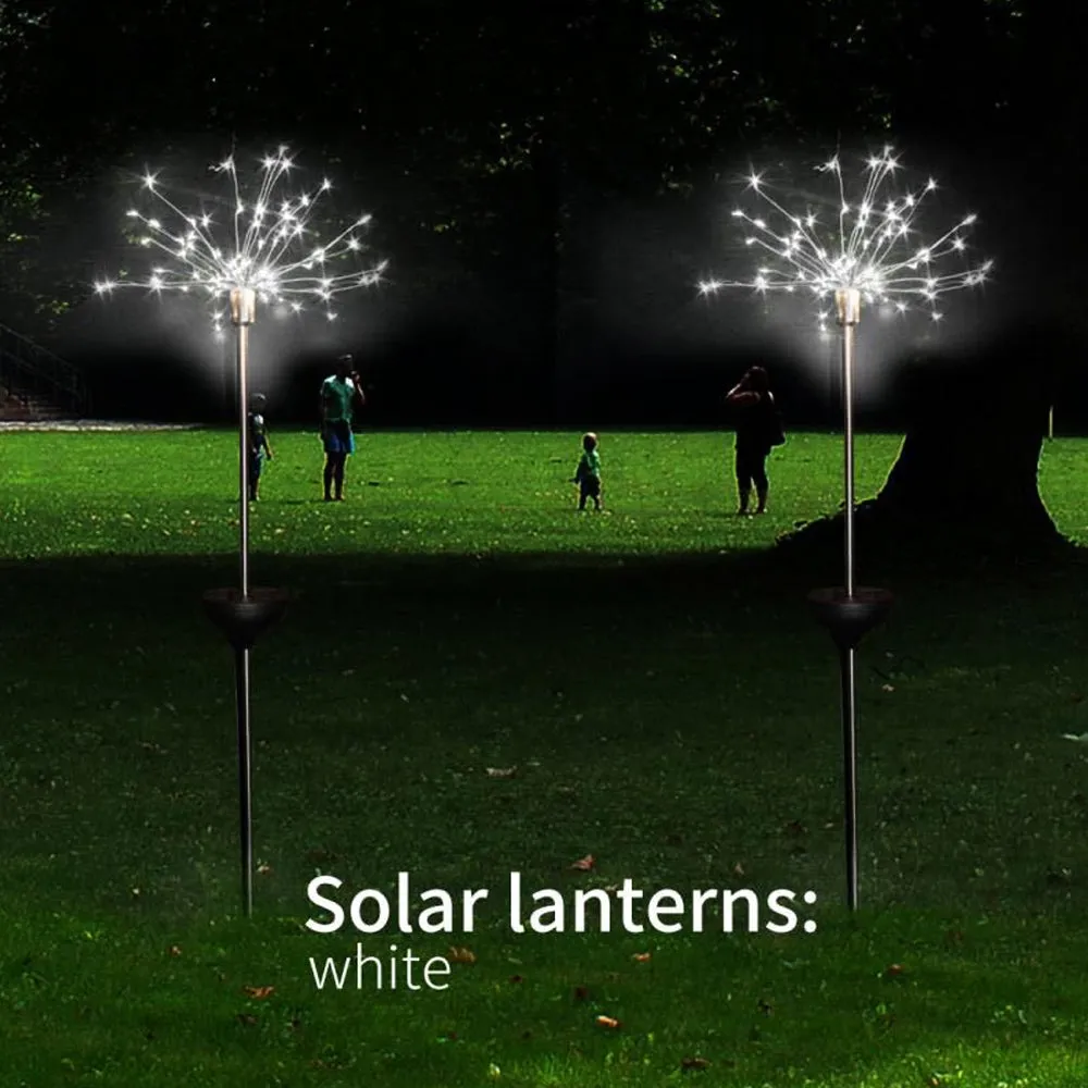 LED Solar Firework Waterproof Lights