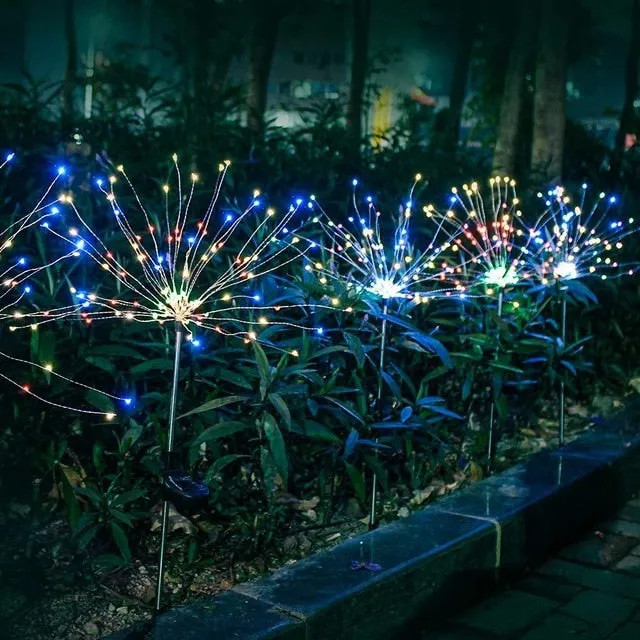 LED Solar Firework Waterproof Lights