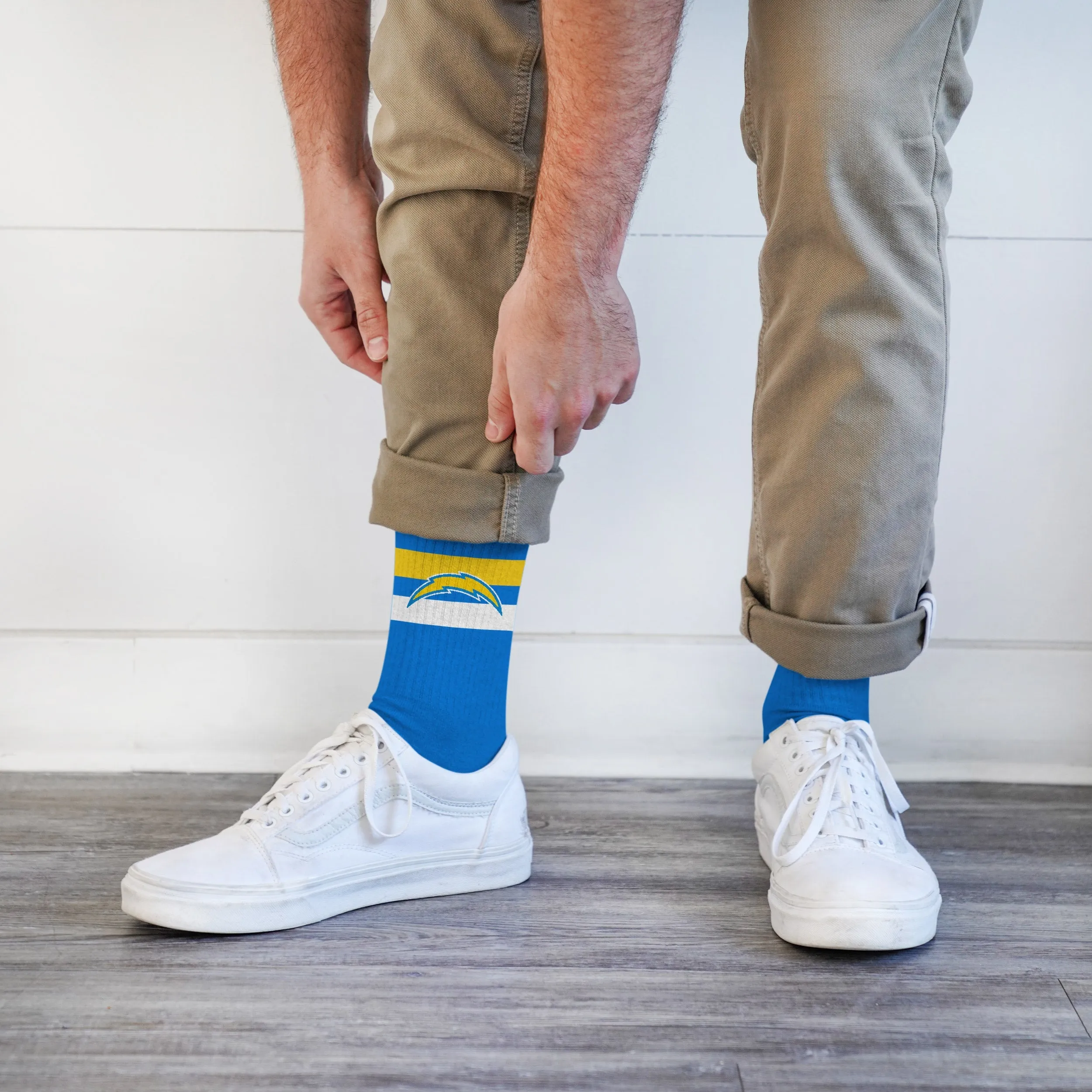 Los Angeles Chargers Legend Premium Crew Socks