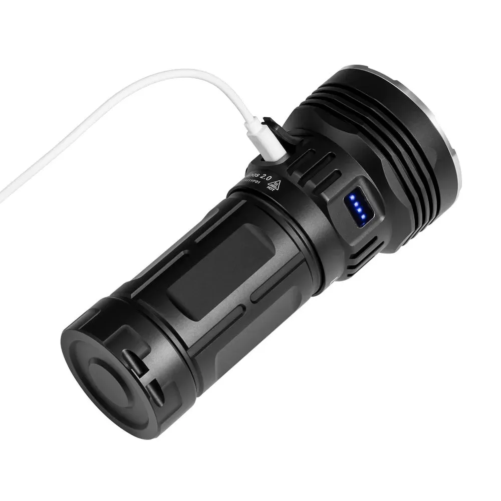 Lumintop Thanos 2.0 High Powered 12600 Lumen LED / LEP USB-C Rechargeable Flashlight