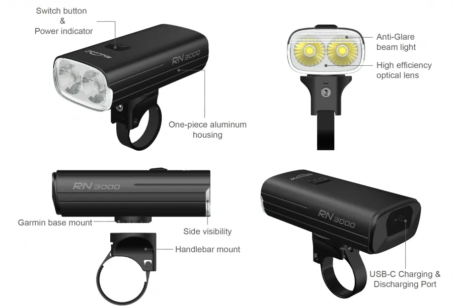 Magicshine Front Light RN 3000