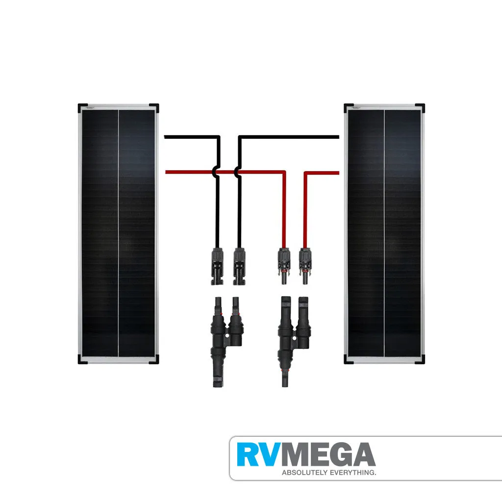 MC4 H Branch Connector Set