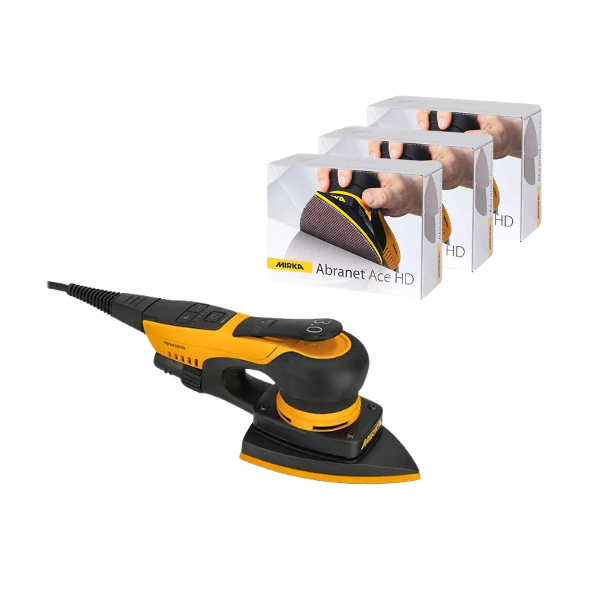 Mirka DEOS II 663CV Delta & 1230M AFC 230V Deco Solution Kit