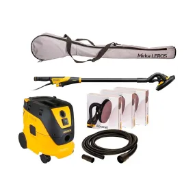 Mirka LEROS 950XCV Dual Voltage & 1230L PC 230V Deco Solution Kit