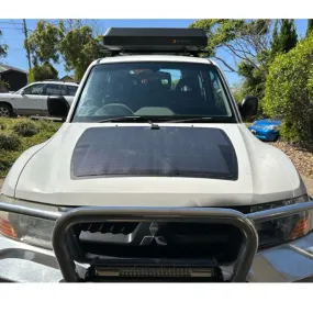Mitsubishi Pajero(Montero, Shogun) Lensun 100W Bonnet Flexible Solar Panel