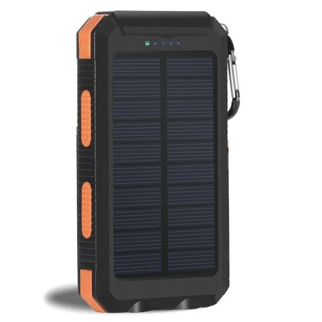 MUST HAVE!  Solar Power Bank Charger Waterproof Battery Charger Real 20000 mAh Dual USB External  Outdoor Light Lamp Powerbank