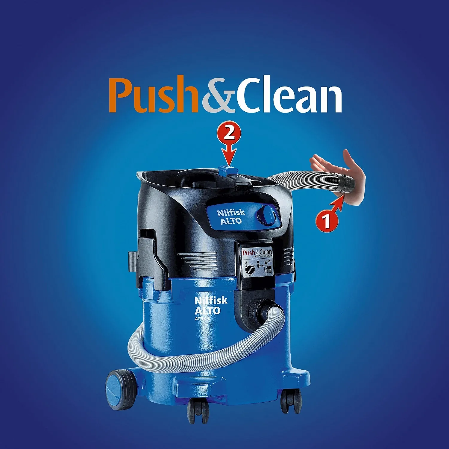 Nilfisk ATTIX 30 8 Gallon Wet/Dry Vacuum with HEPA