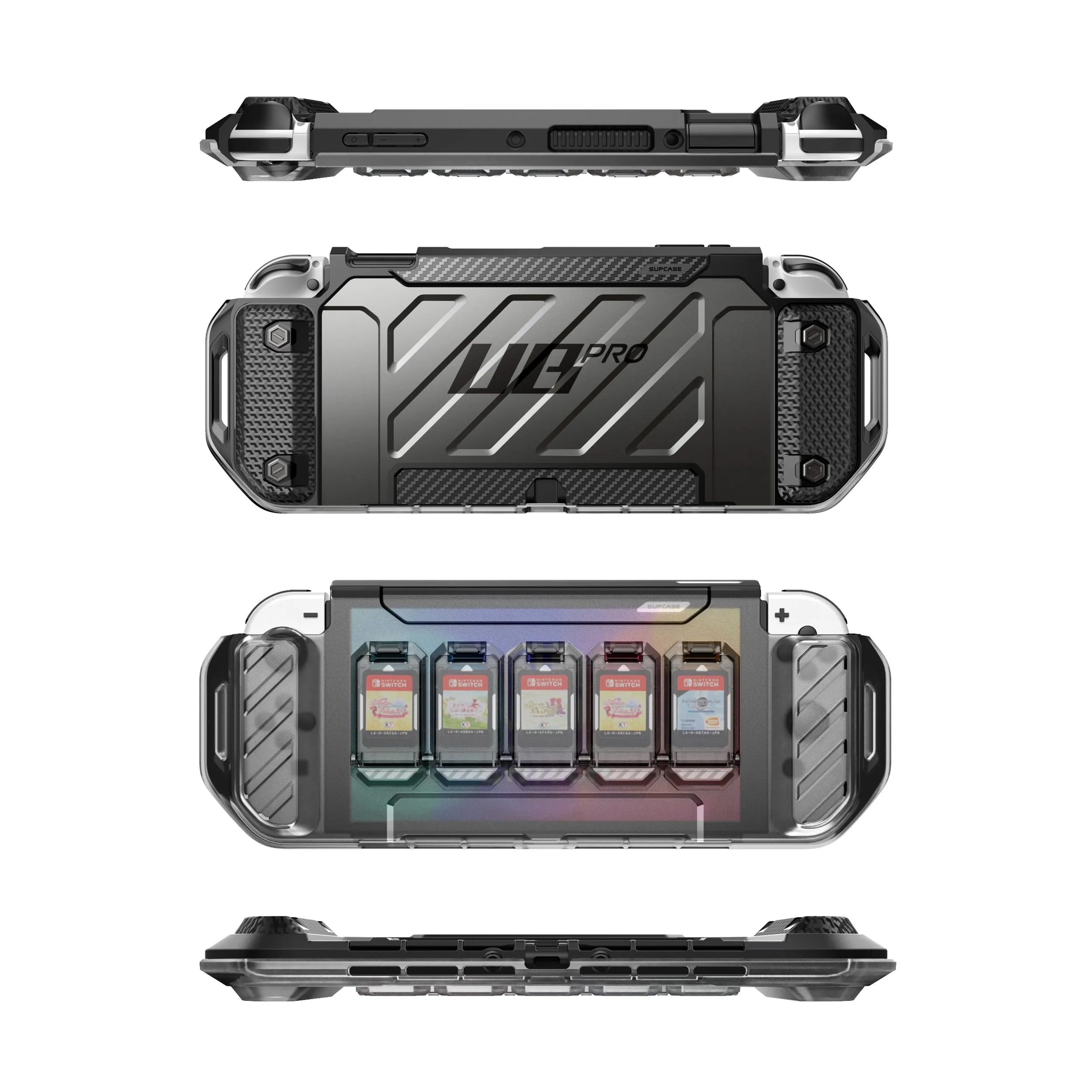 Nintendo Switch OLED Unicorn Beetle PRO FORMA Slim Carrying Case-Black