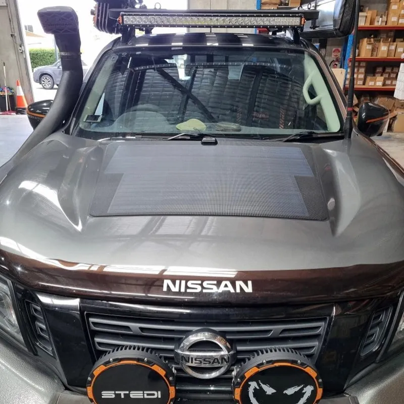 Nissan Navara 2nd&3rd Gen (2005-2021) Lensun 90W Bonnet Flexible Solar Panel