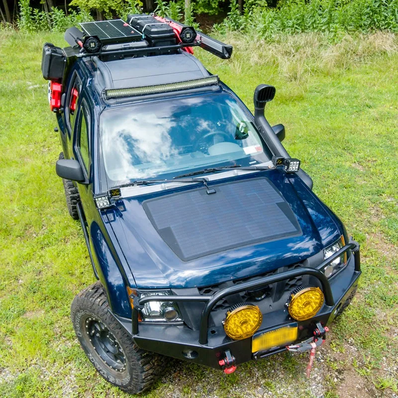 Nissan Xterra 1st/2nd Gen Lensun 100W Hood/Bonnet Flexible Solar Panel