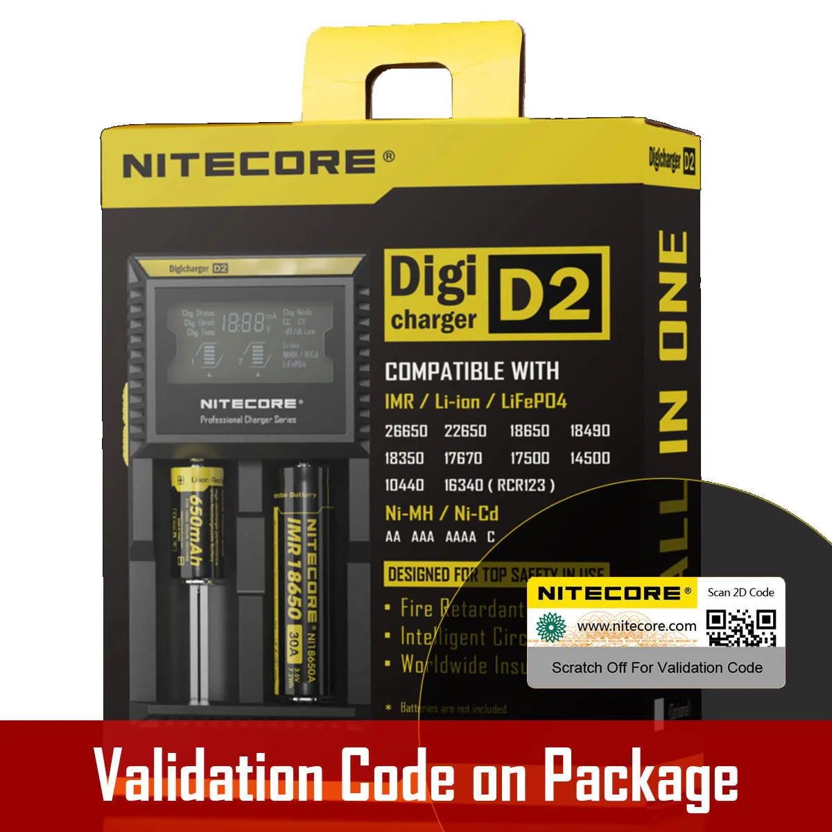 Nitecore D2 Digi Charger
