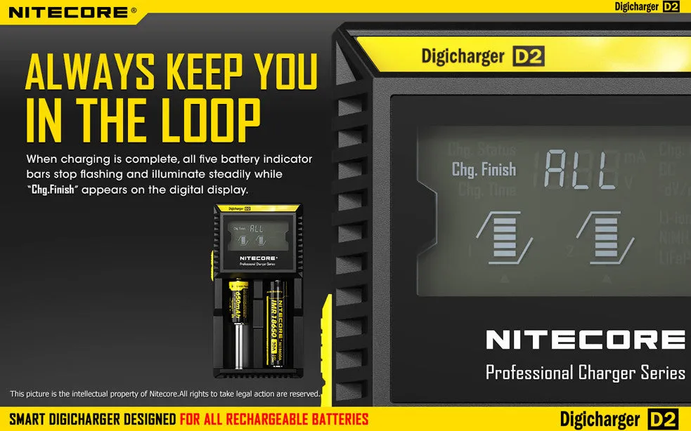 Nitecore D2 Digi Charger