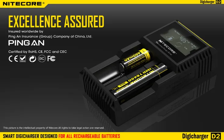 Nitecore D2 DigiCharger Combos