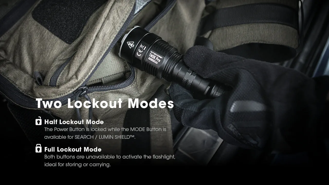 Nitecore TM9K Pro 9900 Lumen Fast Charging USB-C Flashlight
