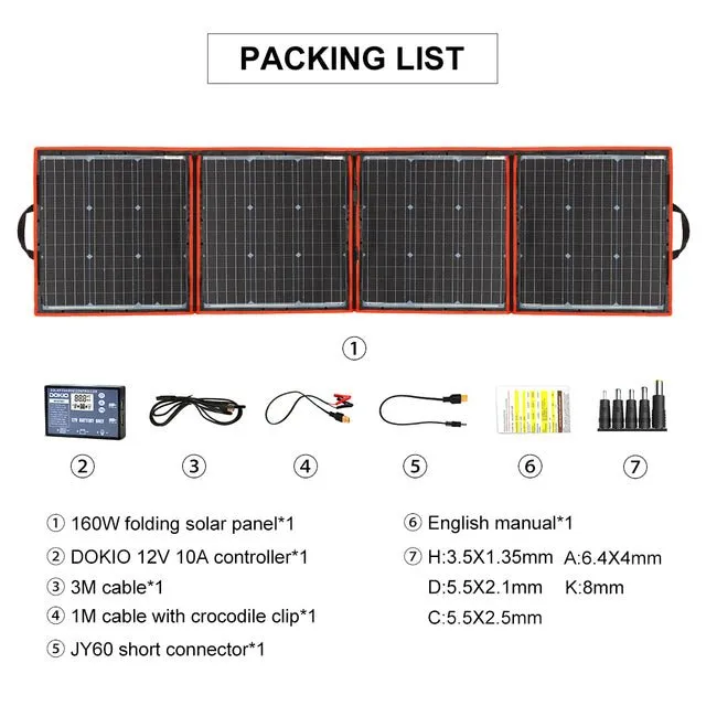 Portable Outdoor Solar Panel Cell Kit