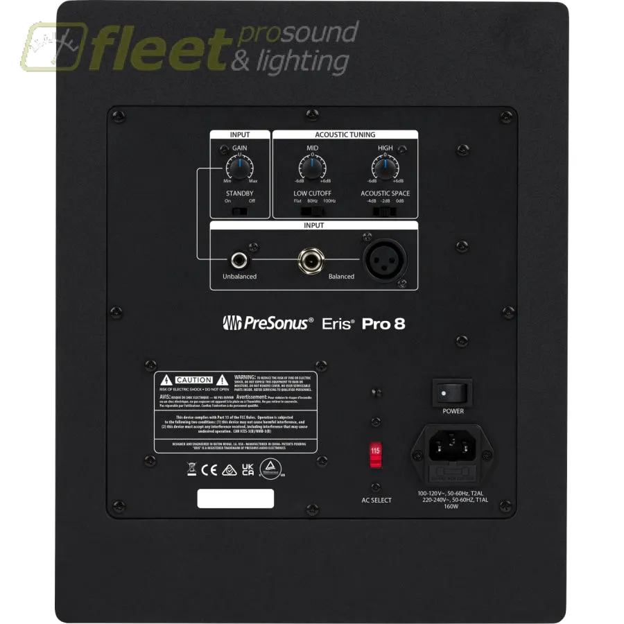 PreSonus Eris Pro 8 Studio Monitor (Single)