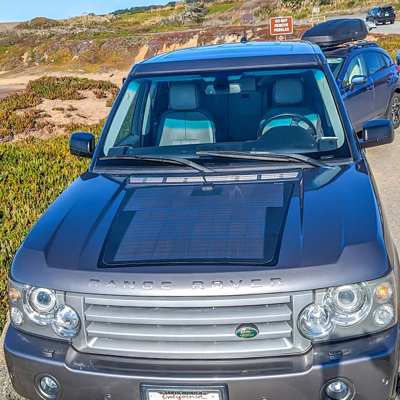 Ranger Rover L322 (2001-2012) Lensun 100W Hood/Bonnet Flexible Solar Panel