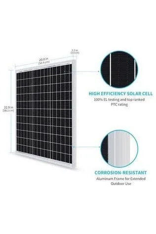 Renogy 12V Monocrystalline Solar Panel