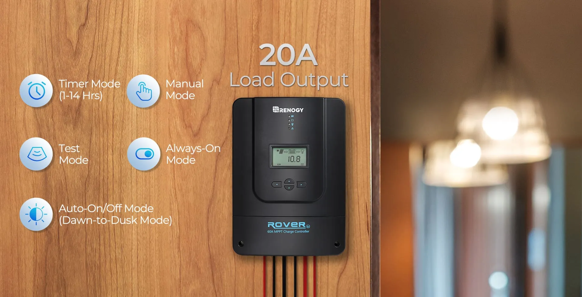RENOGY 60A Solar Charge Controller with Core
