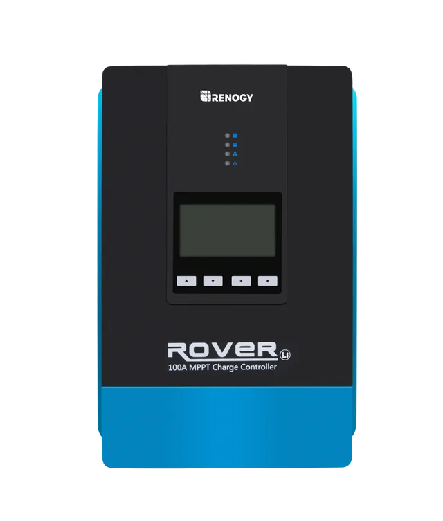 Renogy RNG-CTRL-RVR100 - Rover Li 100 Amp MPPT Solar Charge Controller Regulator Compatible with Lithium, Sealed, Gel, and Flooded B