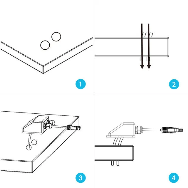 Renogy RNG-MTS-CE - Renogy Cable Entry Housing Mount for RV, Boats, Caravans, Marine, Motorhomes