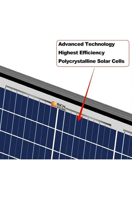 Rich Solar Mega 100 Watt Poly Solar Panel Black Frame