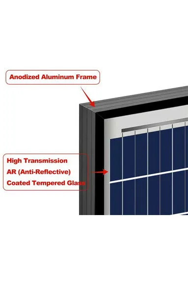 Rich Solar Mega 100 Watt Poly Solar Panel Black Frame