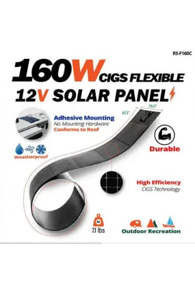 Rich Solar Mega 160 Watt CIGS Flexible Solar Panel
