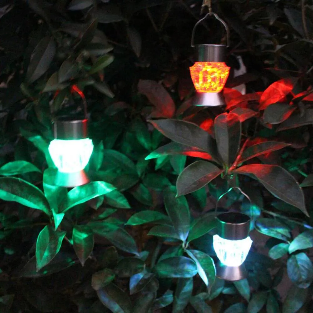 Rotatable Solar LED Diamond Lamp: Vibrant Lighting for Gazebos and Gardens