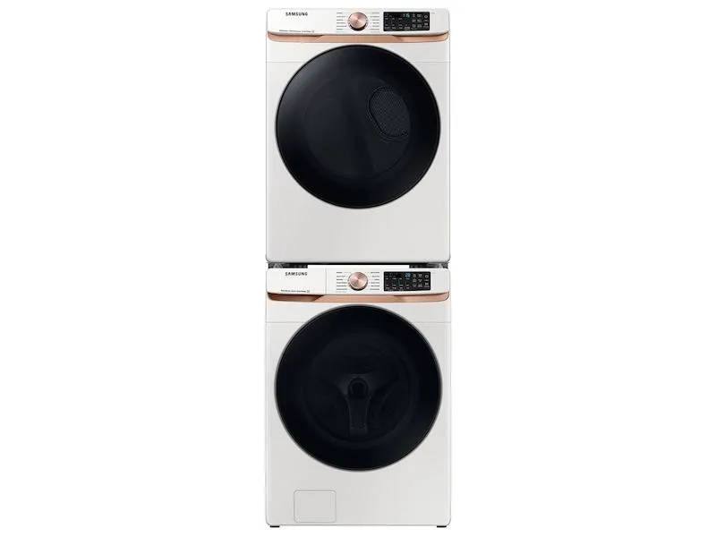 Samsung DVG50BG8300EA3 7.5 cu. ft. Smart Gas Dryer with Steam Sanitize  and Sensor Dry in Ivory