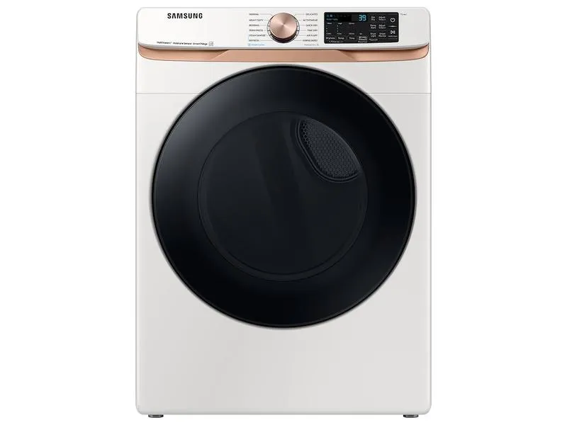 Samsung DVG50BG8300EA3 7.5 cu. ft. Smart Gas Dryer with Steam Sanitize  and Sensor Dry in Ivory