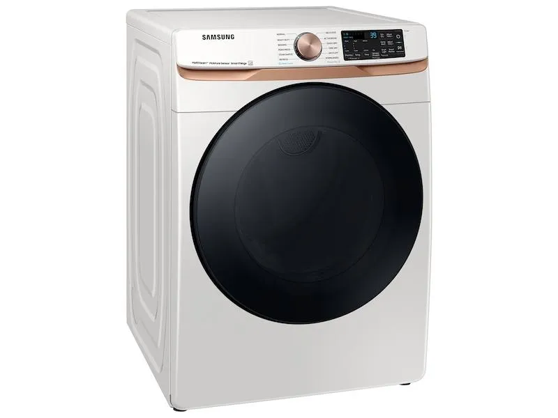 Samsung DVG50BG8300EA3 7.5 cu. ft. Smart Gas Dryer with Steam Sanitize  and Sensor Dry in Ivory