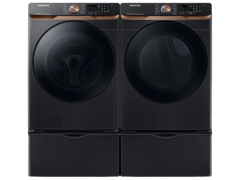 Samsung DVG50BG8300VA3 7.5 cu. ft. Smart Gas Dryer with Steam Sanitize  and Sensor Dry in Brushed Black