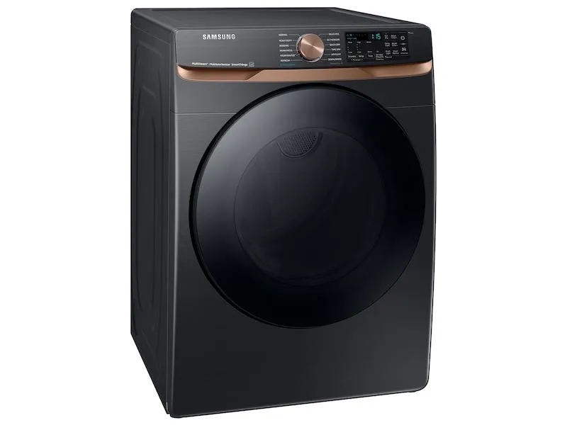 Samsung DVG50BG8300VA3 7.5 cu. ft. Smart Gas Dryer with Steam Sanitize  and Sensor Dry in Brushed Black