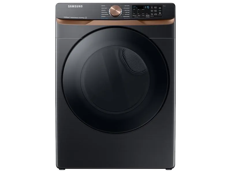 Samsung DVG50BG8300VA3 7.5 cu. ft. Smart Gas Dryer with Steam Sanitize  and Sensor Dry in Brushed Black