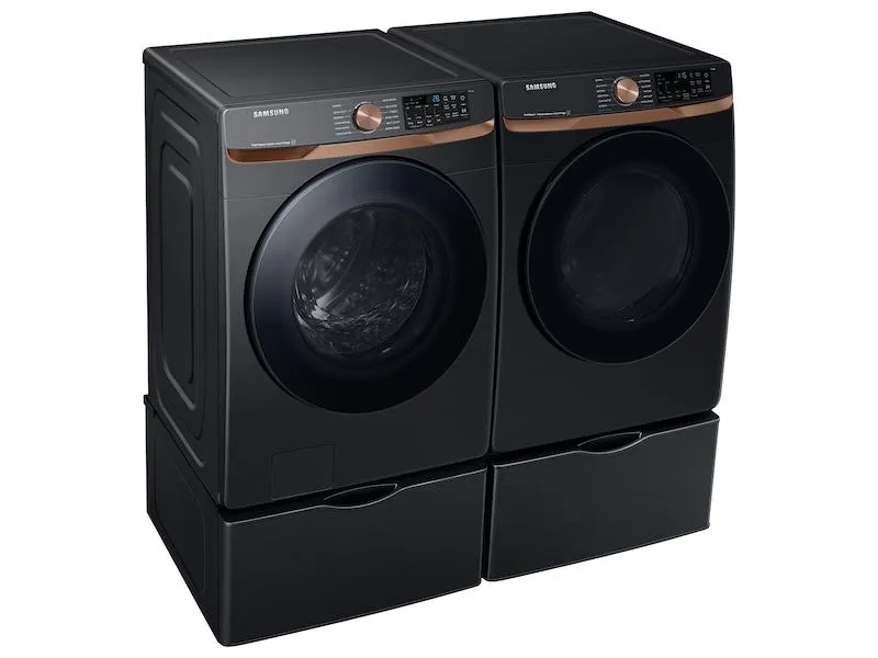 Samsung DVG50BG8300VA3 7.5 cu. ft. Smart Gas Dryer with Steam Sanitize  and Sensor Dry in Brushed Black