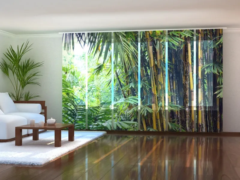 Sliding Panel Curtain Bamboo Jungles of the Philippines
