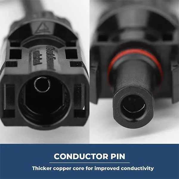 Solar Branch Connectors Y Connector in Pair MMMF FFFM for Parallel Connection Between Solar Panels