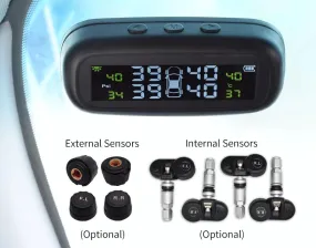 Solar Car TPMS External Internal Sensor