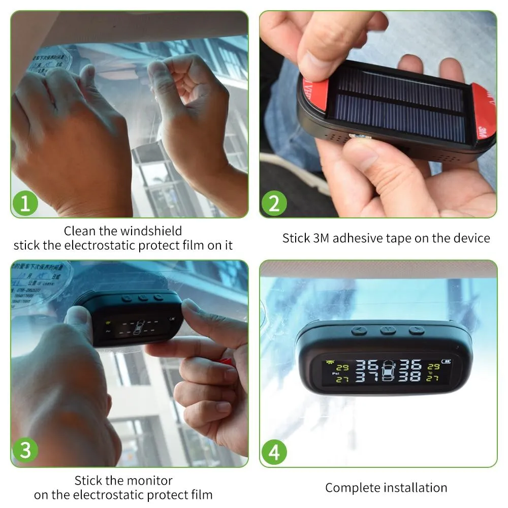 Solar Car TPMS External Internal Sensor