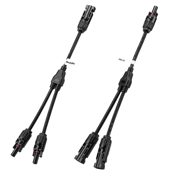 Solar Connectors Y Branch Parallel Adapter Cable Wire