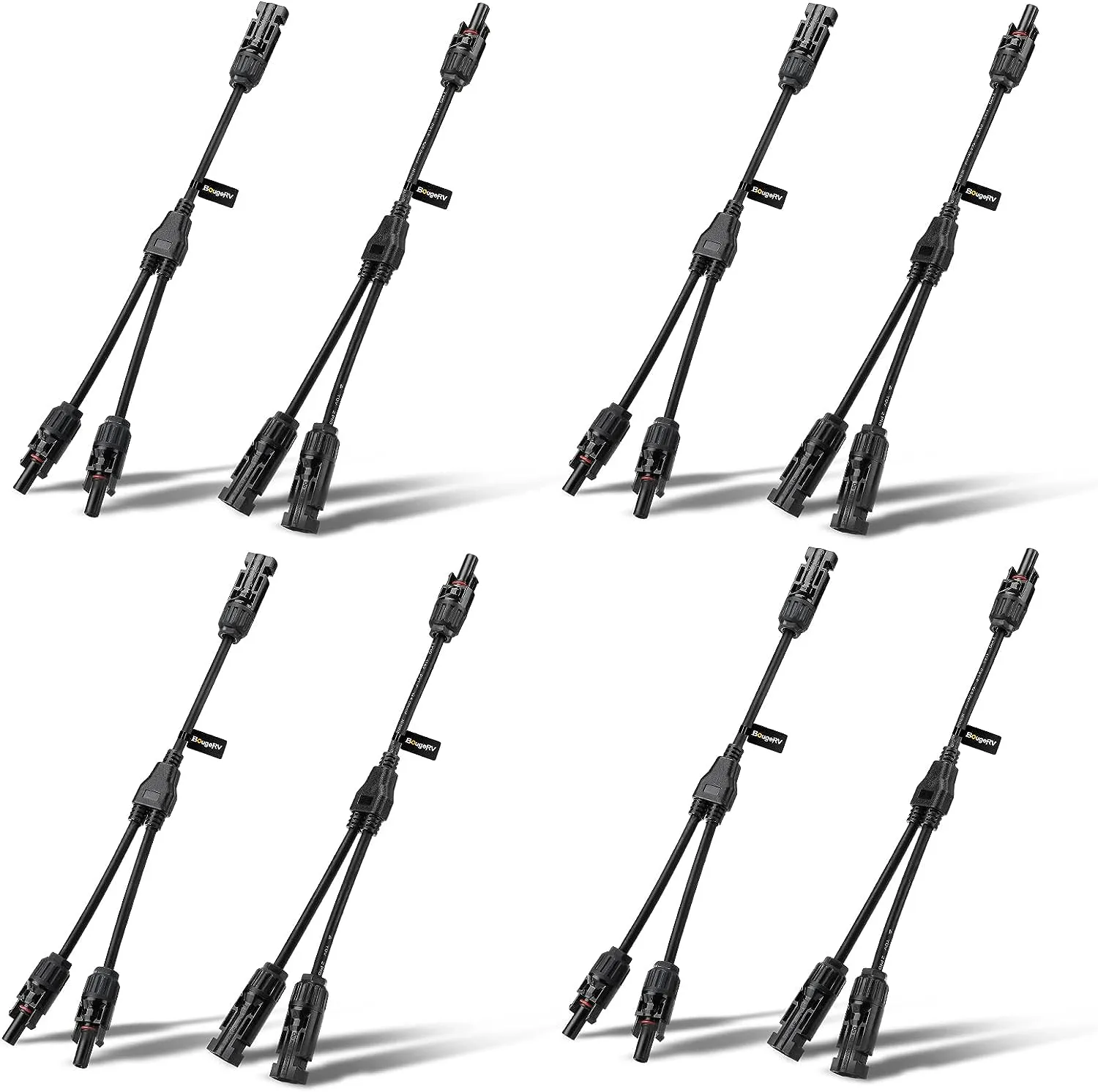 Solar Connectors Y Branch Parallel Adapter Cable Wire