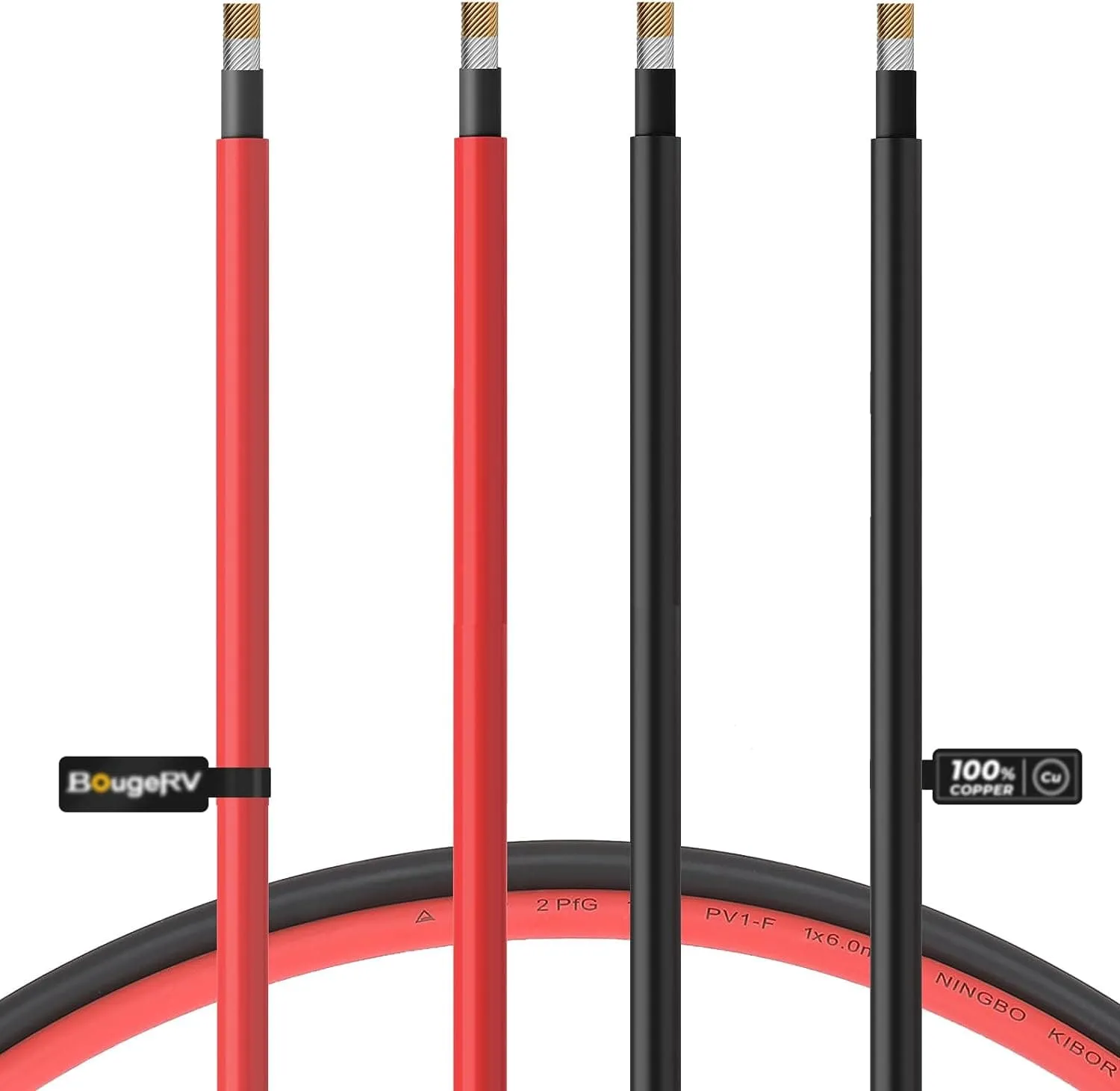 Solar Extension Cable with Extra Free Connectors(xx FT Red xx FT Black)